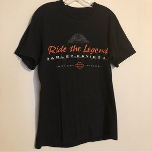 Harley Davidson T Shirt Short Sleeve Tee Bahamas Black Mens Medium Unisex